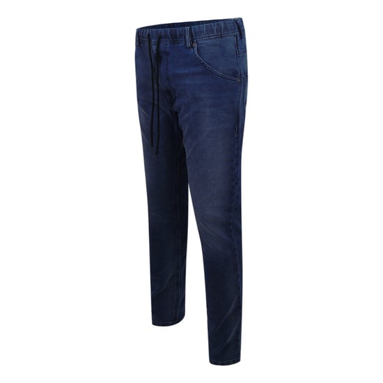 Herren Diesel Krooley Ne Sweat Tapered Jeans in Blau Denim - Image 3