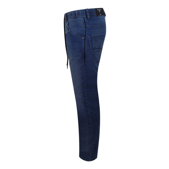 Herren Diesel Krooley Ne Sweat Tapered Jeans in Blau Denim - Image 4