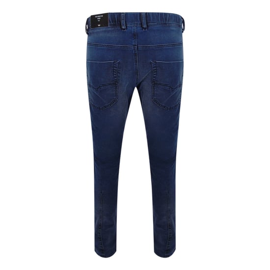 Herren Diesel Krooley Ne Sweat Tapered Jeans in Blau Denim - Image 6