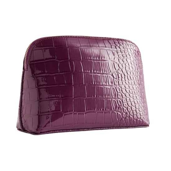 Ted Baker Crocala Kosmetiktasche In Kastanienbraun Mit Krokodil-imitation - Image 3