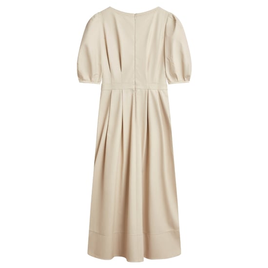 Ted Baker Tamega Midikleid Aus Elfenbeinfarbenem Kunstleder - Image 2