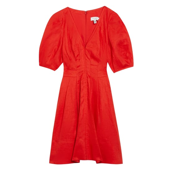 Ted Baker Koyo Leinen-minikleid Mit Puffärmeln, Rot - Image 1