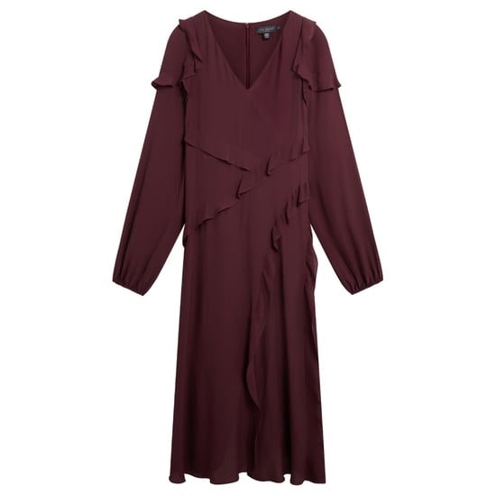 Ted Baker Langarm-midikleid Mit Rüschenbesatz - Image 1