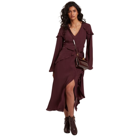 Ted Baker Langarm-midikleid Mit Rüschenbesatz - Image 3