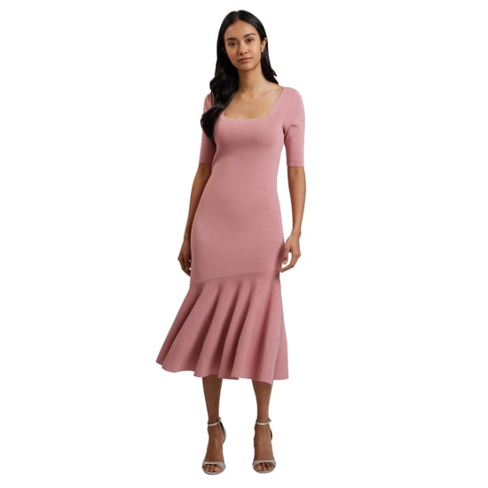 Ted Baker Miyhaa Strickrock Mit Flügeln, Rosa Kleid - Image 2