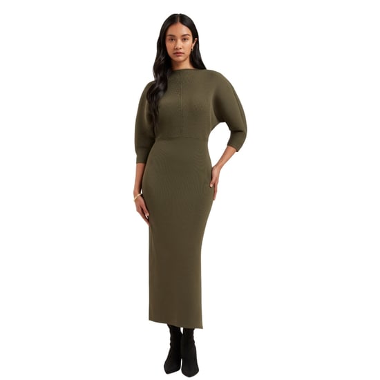 Ted Baker Vanitha Maxikleid Aus Gestricktem Rippenmuster, Dunkelgrün - Image 3