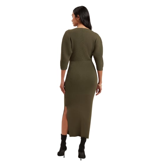 Ted Baker Vanitha Maxikleid Aus Gestricktem Rippenmuster, Dunkelgrün - Image 4
