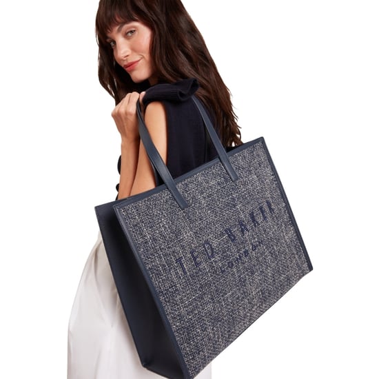 Ted Baker Tweekon Tweed Extra Large Navy Icon Tasche - Image 3