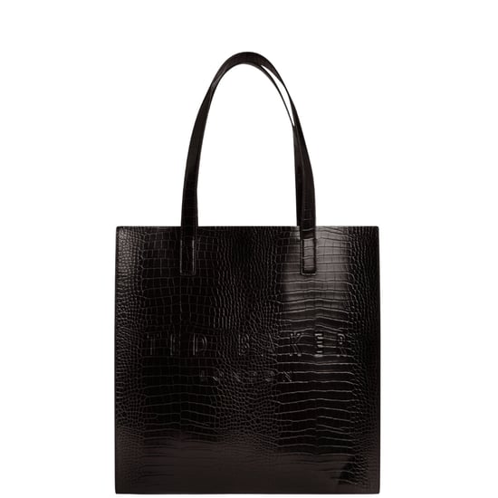 Ted Baker Croccon Tasche In Großem Schwarz - Image 1