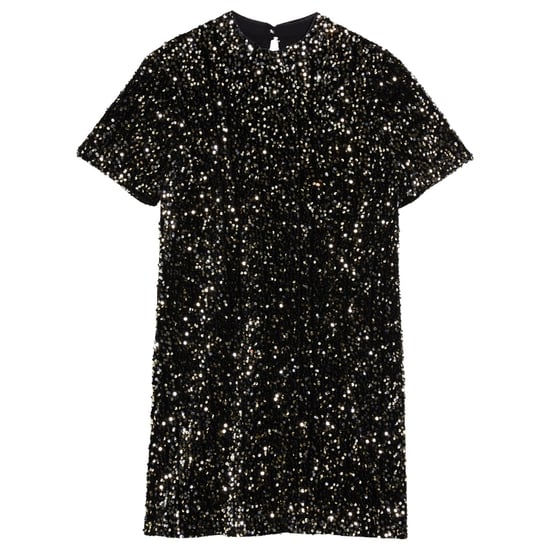 Ted Baker Audriyy Minikleid aus Samt mit Pailletten - Schwarz - Image 1