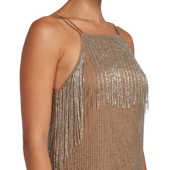 Ted Baker Diveria Minikleid In Nude-rosa Mit Quasten - Image 3