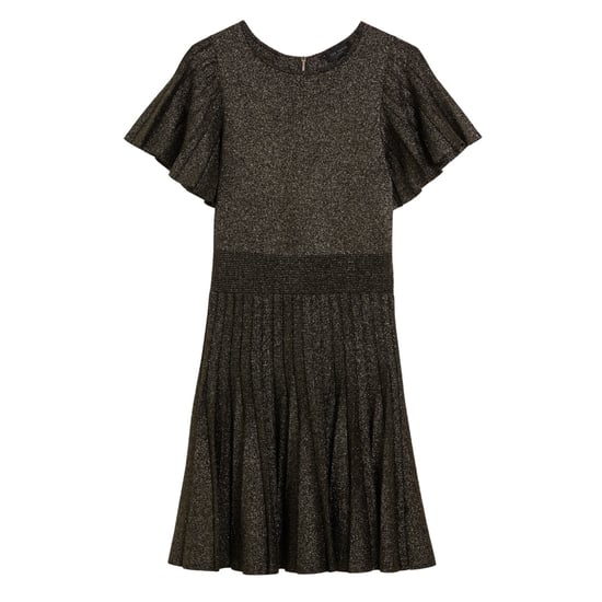Ted Baker Madison Metallic Strickkleid Mit Engelsärmeln, Schwarz - Image 1