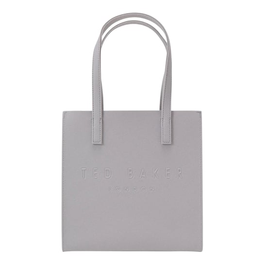 Ted Baker Crosshatch Small Icon Tasche, Hellgrau - Image 1