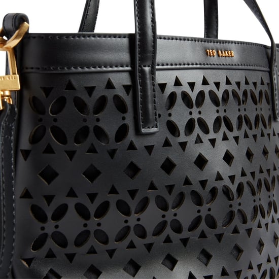 Ted Baker Lissann Laser Cut Mini Shopper Tasche, Schwarz - Image 3
