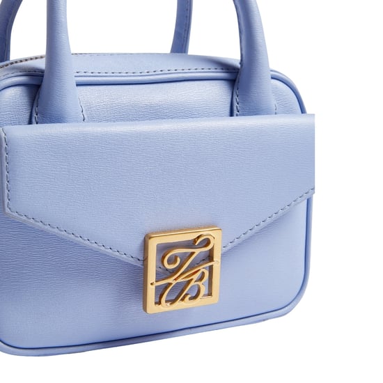Ted Baker Anibell Tb Detail Mini Leder Umhängetasche In Hellblau - Image 3