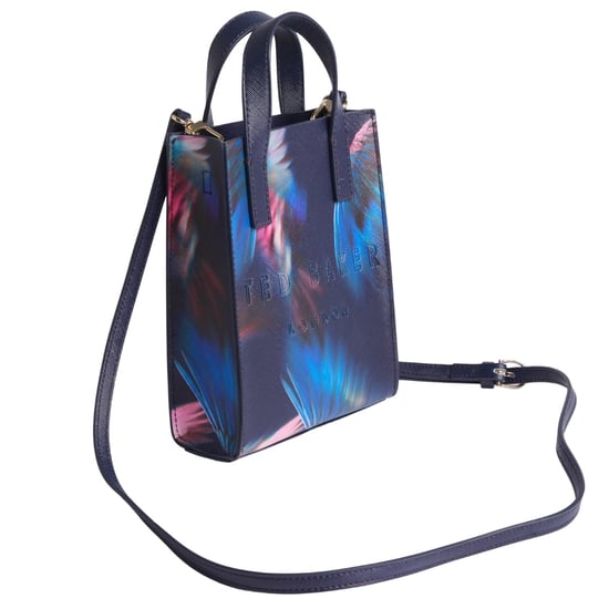 Ted Baker Feacon Feather Print Mini Icon Navy Tasche - Image 2