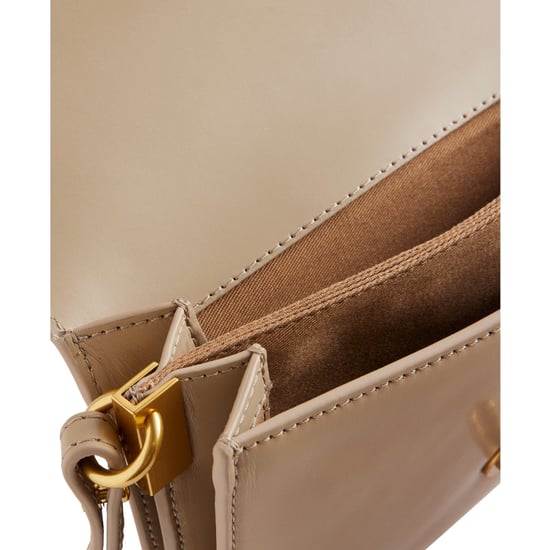 Ted Baker Kkaysa Umhängetasche Aus Poliertem Leder, Klein, Taupefarben - Image 3
