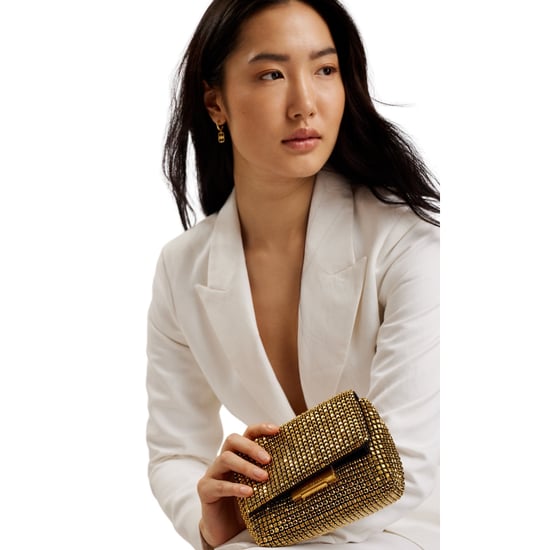 Ted Baker Glitzernde Kristall Mini Gold Umhängetasche - Image 2