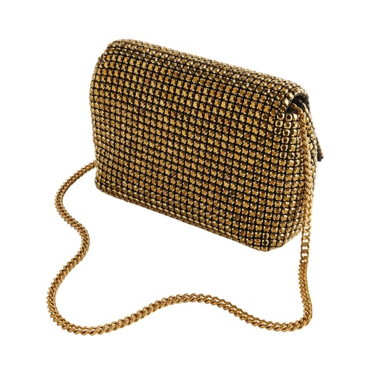 Ted Baker Glitzernde Kristall Mini Gold Umhängetasche - Image 4