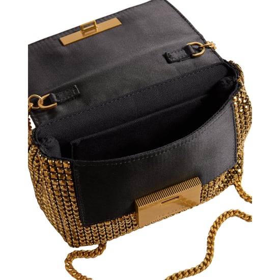 Ted Baker Glitzernde Kristall Mini Gold Umhängetasche - Image 6