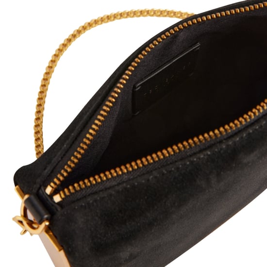 Ted Baker Jeiner Bar Detail Wildleder Umhängetasche Schwarz - Image 4