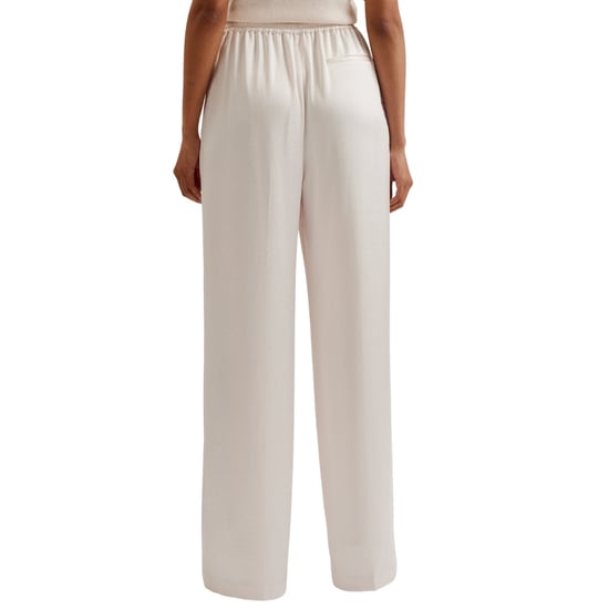 Ted Baker Umaibo Satin Jogginghose Mit Weitem Bein, Elfenbeinfarben - Image 4