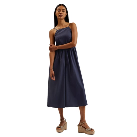 Ted Baker Eze Jumpsuit Mit Eckigem Ausschnitt Und Überkreuzten Trägern, Dunkelblau - Image 2