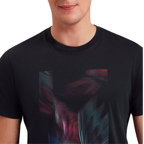 Ted Baker Father Box Bedrucktes Marineblaues T-shirt - Image 3