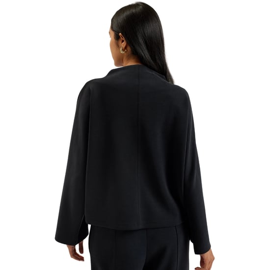 Ted Baker Kenseyy Cupro Funnel Neck Pullover, Schwarz - Image 3