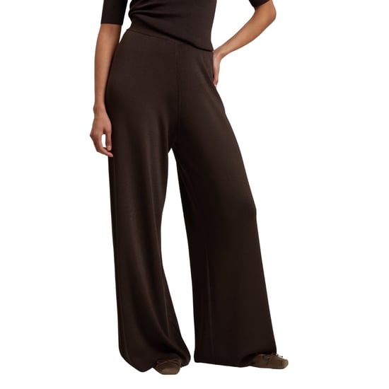 Ted Baker Matilli Strickhose Mit Weitem Bein, Dunkelbraun - Image 2