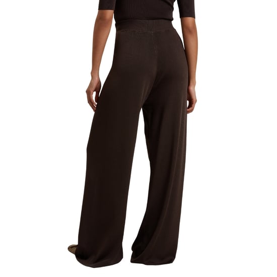 Ted Baker Matilli Strickhose Mit Weitem Bein, Dunkelbraun - Image 3