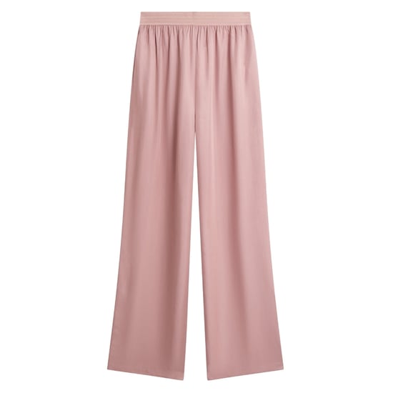 Ted Baker Vinca Cupro Dusty Pink Wide Leg Hose - Image 1