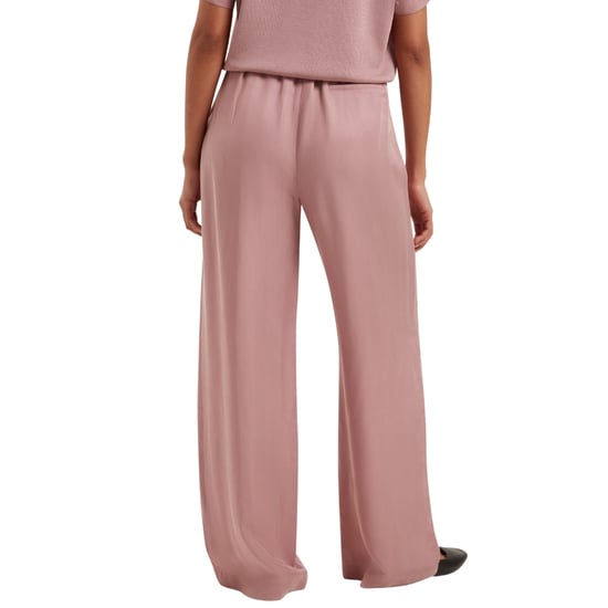 Ted Baker Vinca Cupro Dusty Pink Wide Leg Hose - Image 4