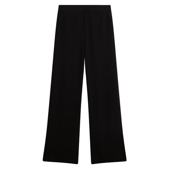 Ted Baker Gorjja Hose Aus Schwarzem Crêpe Mit Weitem Bein Und Paspelierung - Image 1