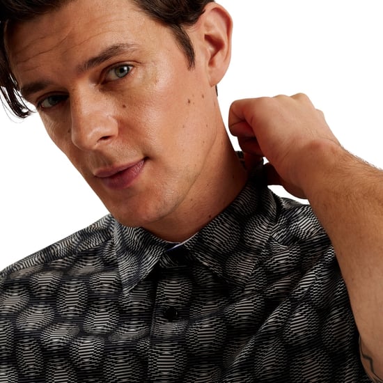 Ted Baker Pearsho Kurzarm-shirt Mit Kreis-geometrie, Schwarz - Image 3