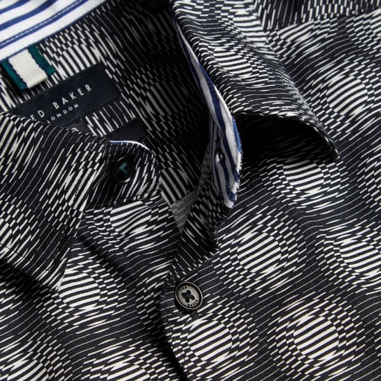 Ted Baker Pearsho Kurzarm-shirt Mit Kreis-geometrie, Schwarz - Image 6
