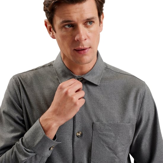Ted Baker Gaius Oversize-hemd Aus Wollmischung, Hellgrau - Image 4