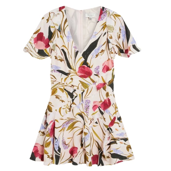 Ted Baker Issiia Minikleid Mit Rüschendetails, Hellrosa - Image 1