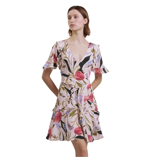 Ted Baker Issiia Minikleid Mit Rüschendetails, Hellrosa - Image 4