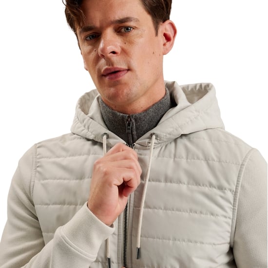 Ted Baker Adburys Regular Stepp-kapuzenpullover Mit Reißverschluss, Beige - Image 2