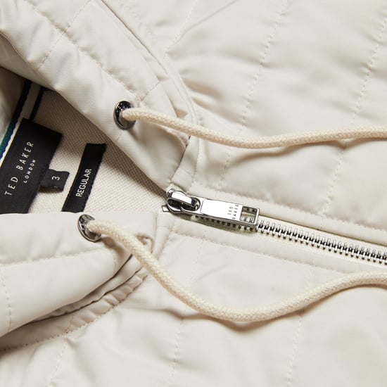 Ted Baker Adburys Regular Stepp-kapuzenpullover Mit Reißverschluss, Beige - Image 3
