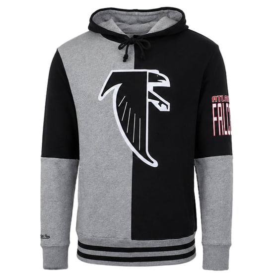 Mitchell & Ness NFL Atlanta Falcons Farbverlauf Herren Hoodie Grau/Schwarz - Image 1