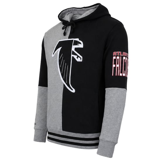 Mitchell & Ness NFL Atlanta Falcons Farbverlauf Herren Hoodie Grau/Schwarz - Image 2