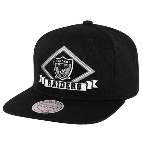 Mitchell & Ness NFL Oakland Raiders Diamonds Up Schwarze Kappe - Image 1