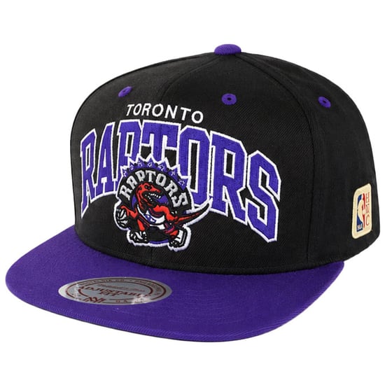 Mitchell & Ness NBA Toronto Raptors HWC Team Schwarz/Violett Kappe - Image 1