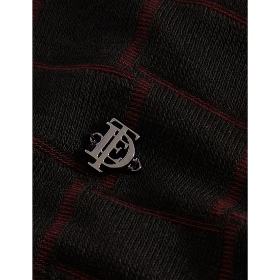 Schwarzes Polohemd Von Ted Baker Eduard Square Jacquard - Image 5