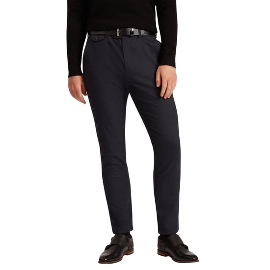 Ted Baker Brunit Slim Hose Mit Hahnentrittmuster In Marineblau - Image 2