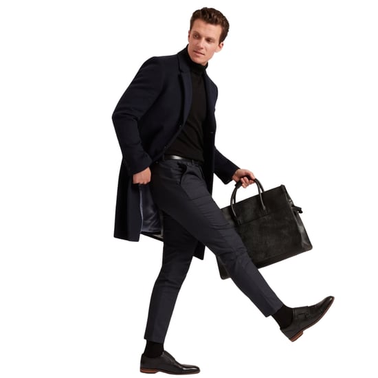 Ted Baker Brunit Slim Hose Mit Hahnentrittmuster In Marineblau - Image 4