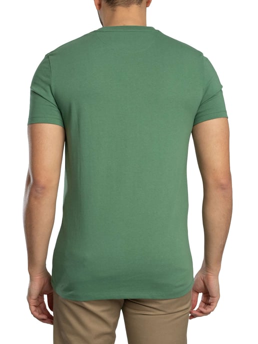Timberland Slim Fit T-Shirt Mit Gesticktem Logo, Grün - Image 3