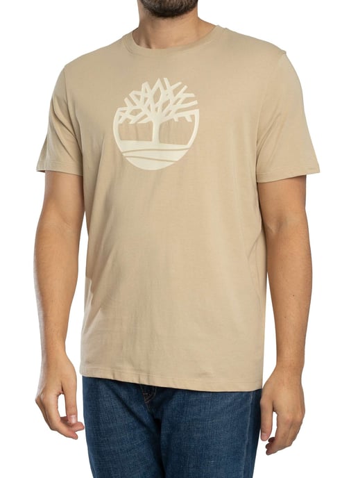 Timberland Baum-Logo-T-Shirt, Beige - Image 2